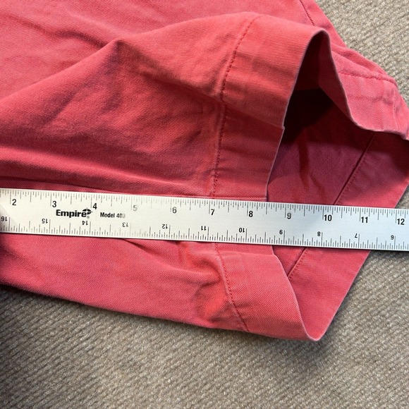 Polo Ralph Lauren Shorts Measured Size 32 Classic Fit Pink Salmon 8.5" Inseam - Picture 7 of 9